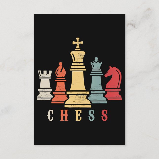 Chess Lover | Chess Set Checkmate Gift Enclosure Card (Front)