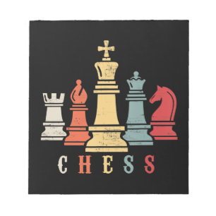 Chess Lover Chess Set Checkmate Gift Notepad