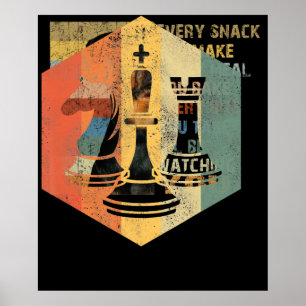 Chess Lover   Knight King Rook Chess Colourful Gif Poster