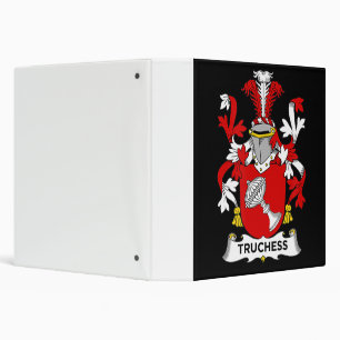 Chess Lover Truchess Coat of Arms - Family Crest Binder