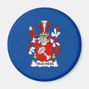 Chess Lover   Truchess Coat of Arms - Family Crest Magnet