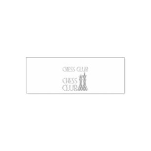 Chess Lover What Happens At Chess Club Humor Self-inking Stamp