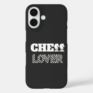 Chess Lover White Knights Creative Unique Game iPhone 16 Case