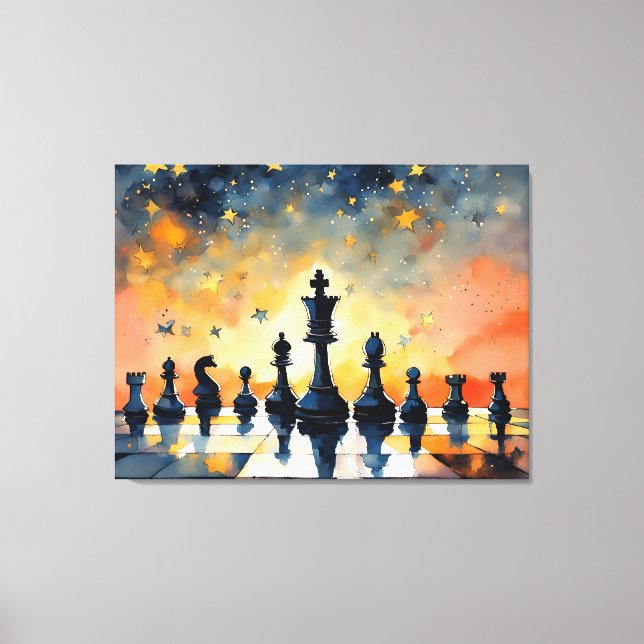 Chess Magic Canvas Print (Front)