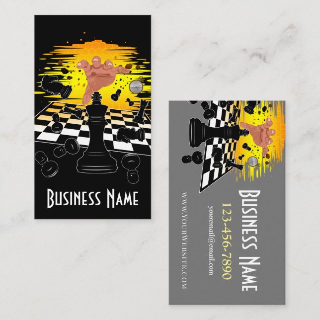 Chess Master Business Card (Front/Back)