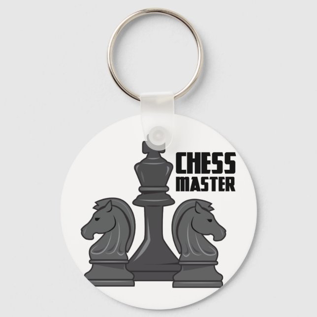Chess Master Keychain (Front)