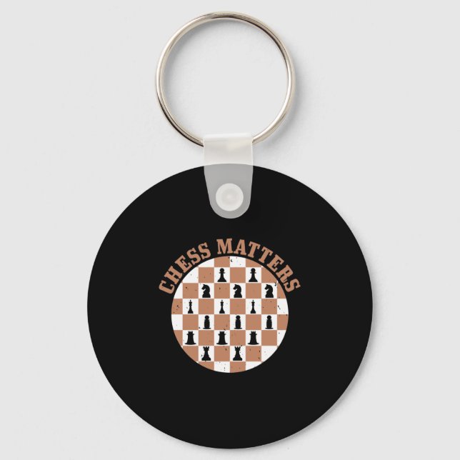Chess Matters Keychain (Front)