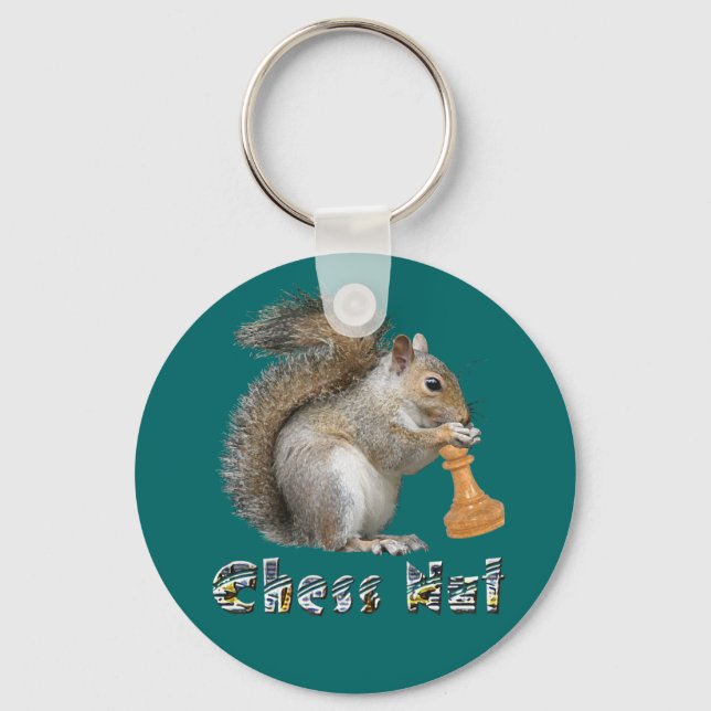 Chess Nut Keychain (Front)