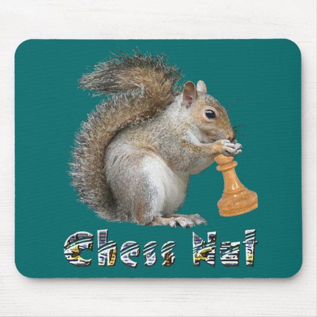 Chess Nut Mouse Pad (Front)