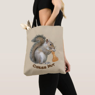 Chess Nut Tote Bag