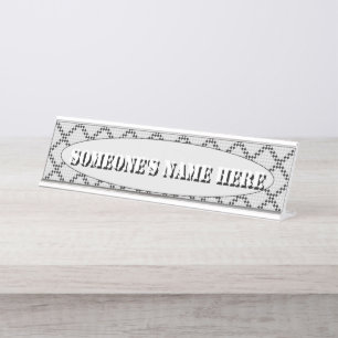 Chess Pad by Kenneth Yoncich Desk Name Plate