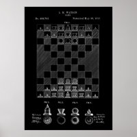 Chess Patent Poster