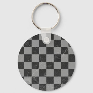 Chess pattern keychain