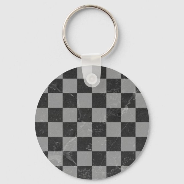 Chess pattern keychain (Front)