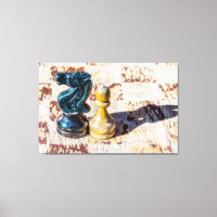 Chess Pawn and Knight - Veterans