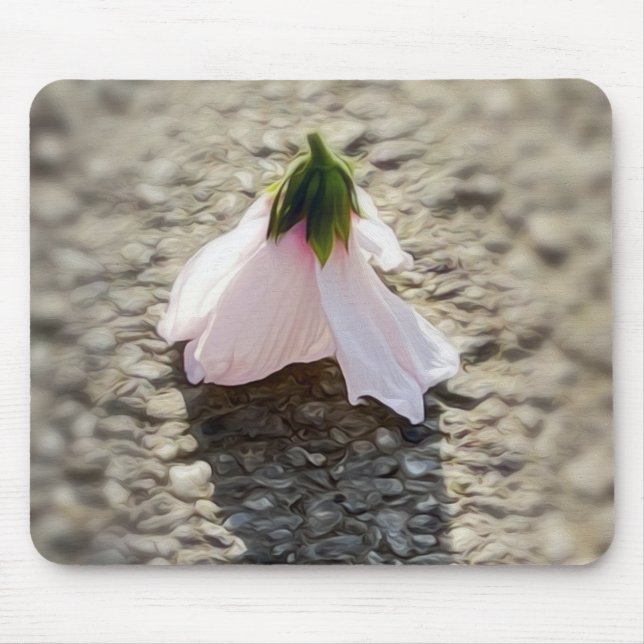 Chess pawn flower mouse pad (Front)