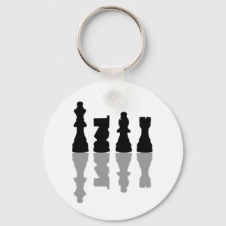 Chess peices reflection keychain