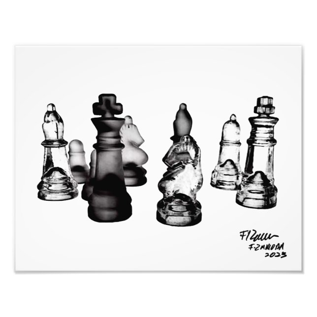 Chess Photo Print (Front)