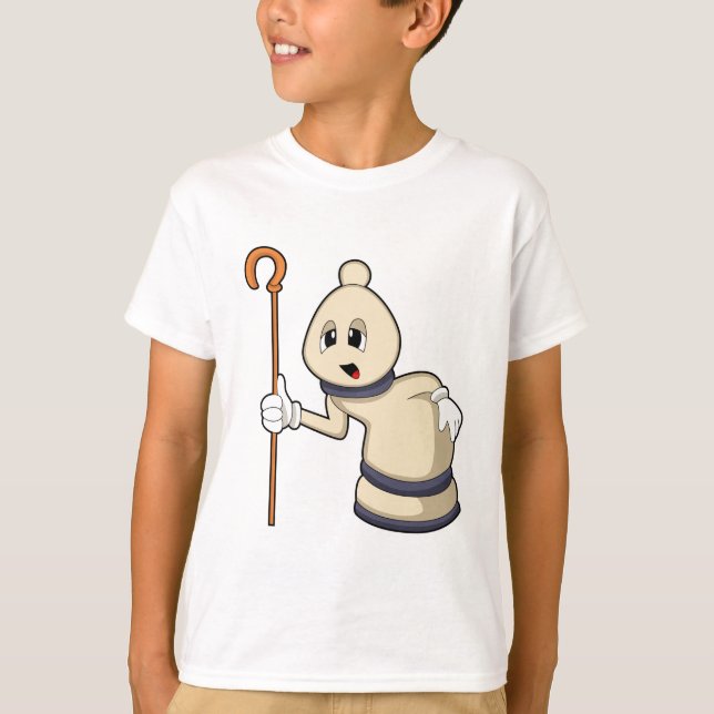 Chess piece Bishop at Chess T-Shirt (Front)