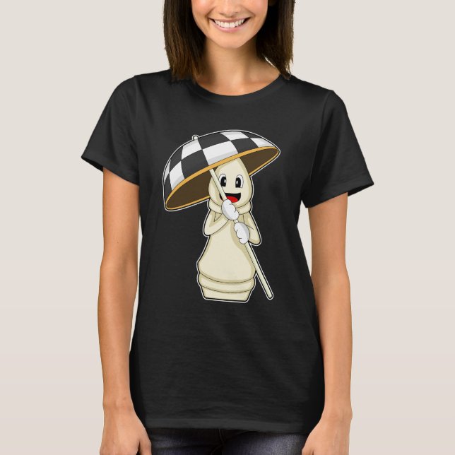 Chess piece Bishop Chess T-Shirt (Front)