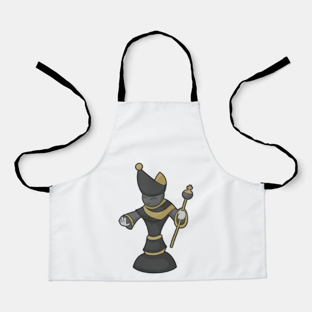 Chess piece Bishop Staff Chess Apron (Front)