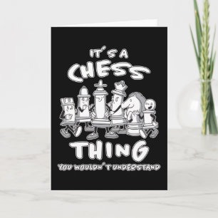 Chess Piece Chess Player Chess Game Gift Card