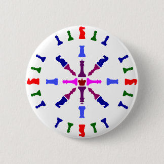 Chess Piece Design 2 Inch Round Button
