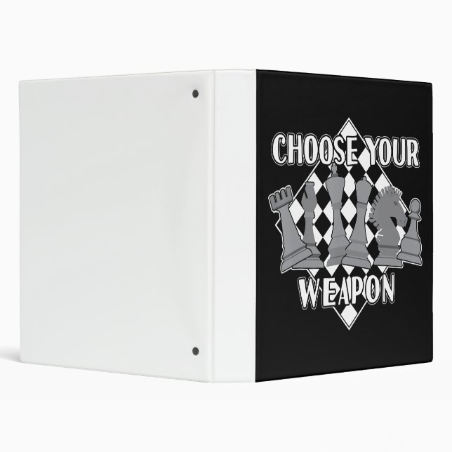Chess Piece Game Strategy Gift A Chess Player Binder (Background)