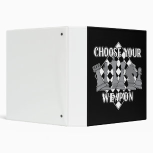 chess piece game strategy gift  a chess player binder