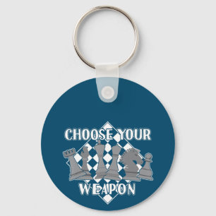 Chess Piece Game Strategy Gift A Chess Player Keychain