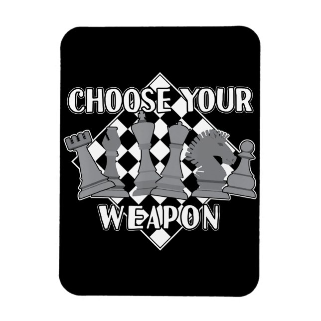 chess piece game strategy gift  a chess player magnet (Vertical)