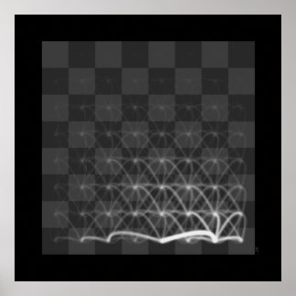 Chess Piece Journeys (White King) Poster