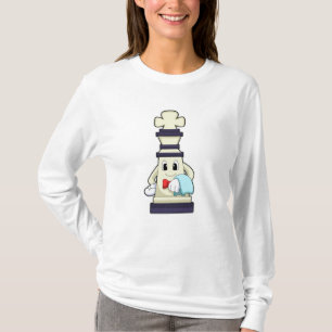 Chess piece King as Waiter with Towel T-Shirt