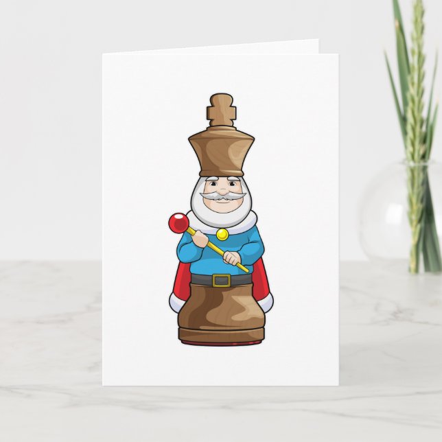 Chess piece King Chess Card (Front)