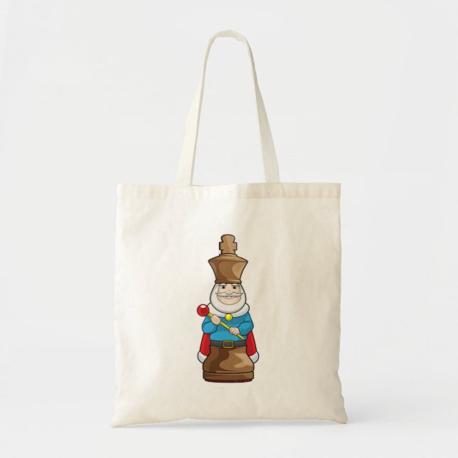 Chess piece King Chess Tote Bag (Front)