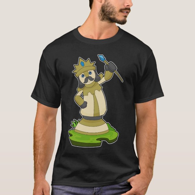 Chess piece King Spear Chess T-Shirt (Front)