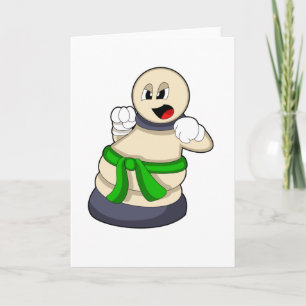 Chess piece Pawn at Chess Card