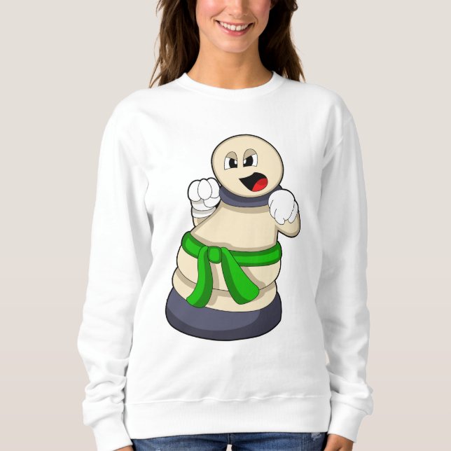 Chess piece Pawn at Chess Sweatshirt (Front)