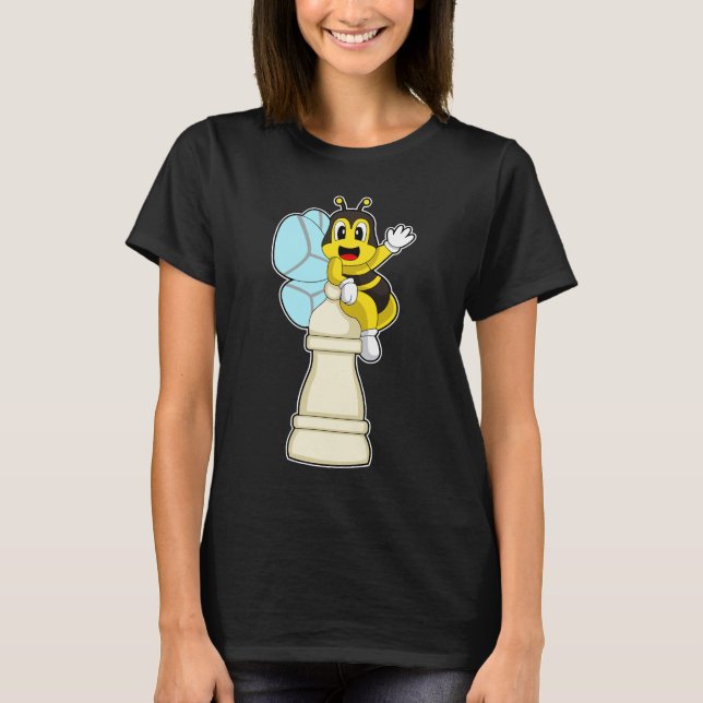 Chess piece Pawn Bee Chess T-Shirt (Front)