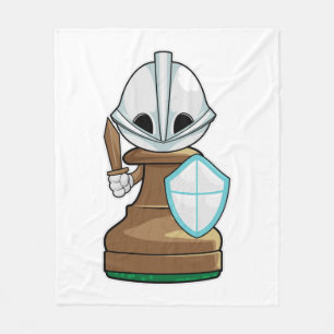 Chess piece Pawn Chess Fleece Blanket