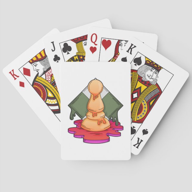 Chess piece Pawn Playing Cards (Back)