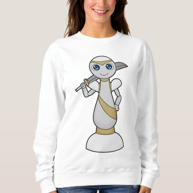 Chess piece Pawn Sword Chess Sweatshirt (Front)