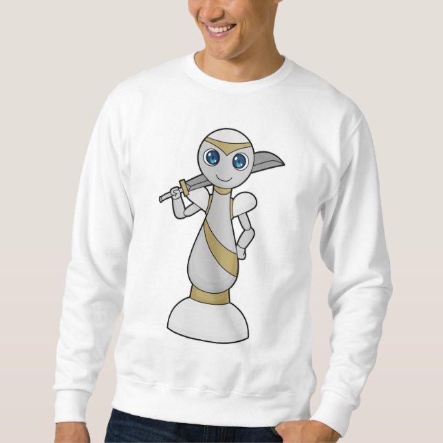 Chess piece Pawn Sword Chess Sweatshirt (Front)