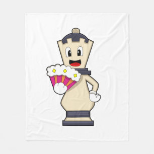 Chess piece Queen at Chess.PNG Fleece Blanket