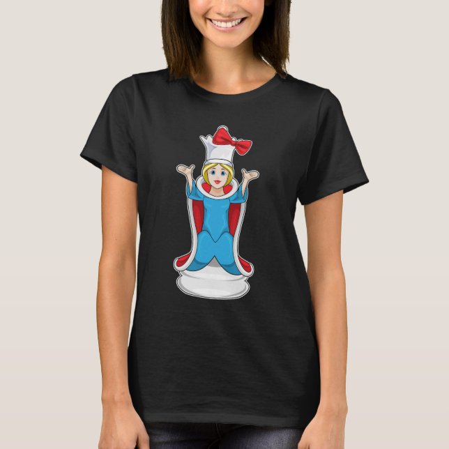 Chess piece Queen Chess Board game T-Shirt (Front)