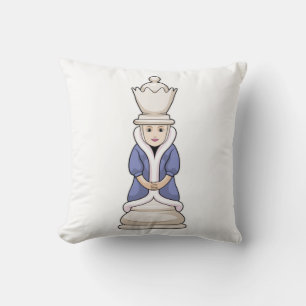 Chess piece Queen Chess Throw Pillow