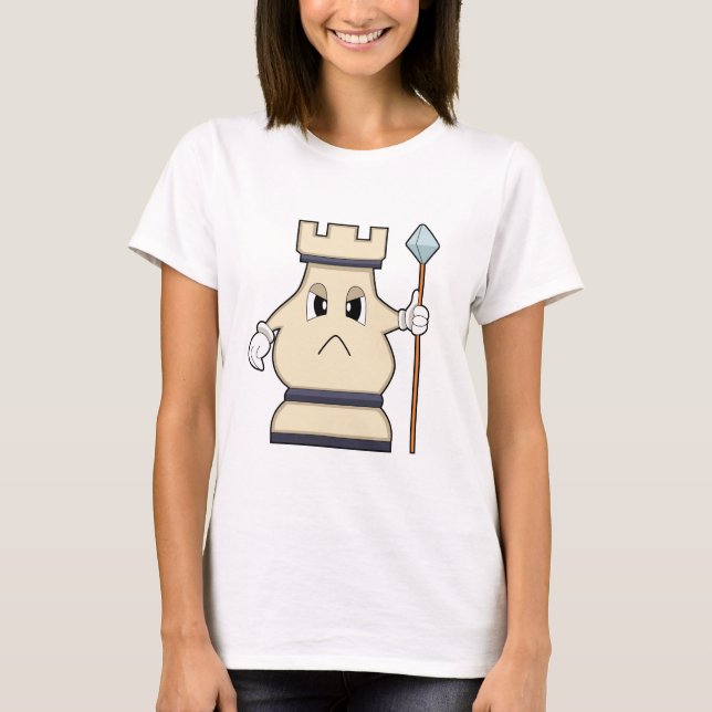 Chess piece Rook at Chess.PNG T-Shirt (Front)