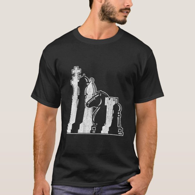 Chess Pieces Chess T-Shirt (Front)