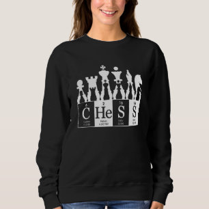 Chess Pieces Periodic Table Elements For Smart Pe Sweatshirt