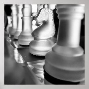 Chess Pieces Poster